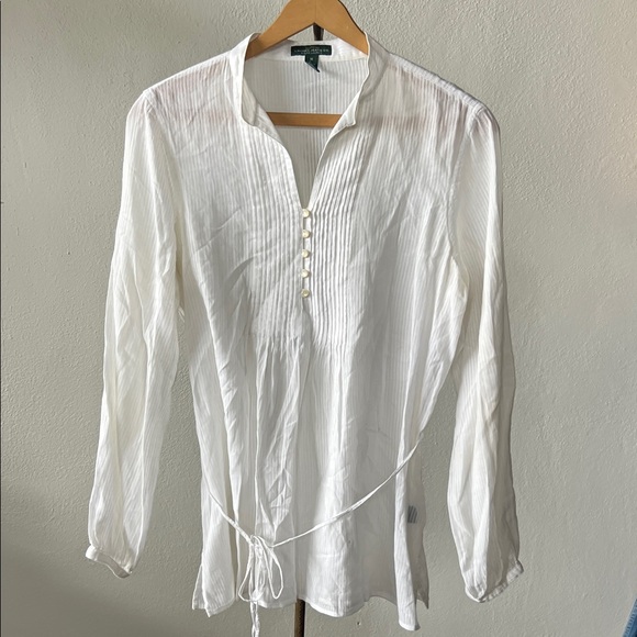 Lauren Ralph Lauren Blouse Size Medium - Picture 1 of 4